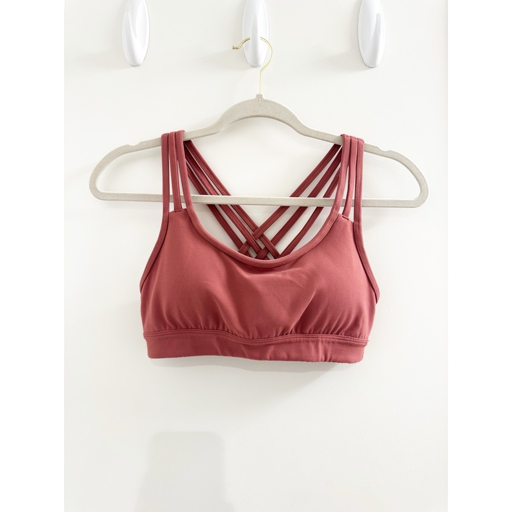 Athleta Sports Bra - pink/purple - size XS